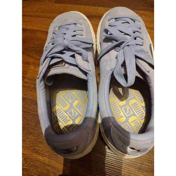 Puma lavender platform suede sneakers size 9.5* - Picture 6 of 7